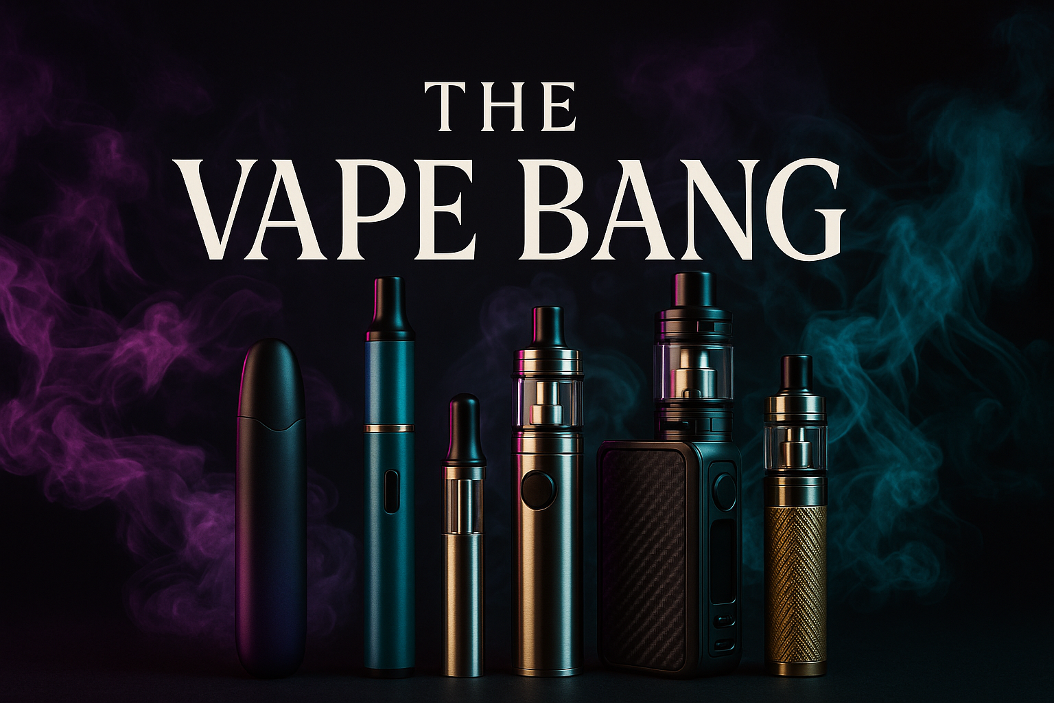 make a banner image of my the vape bang store
